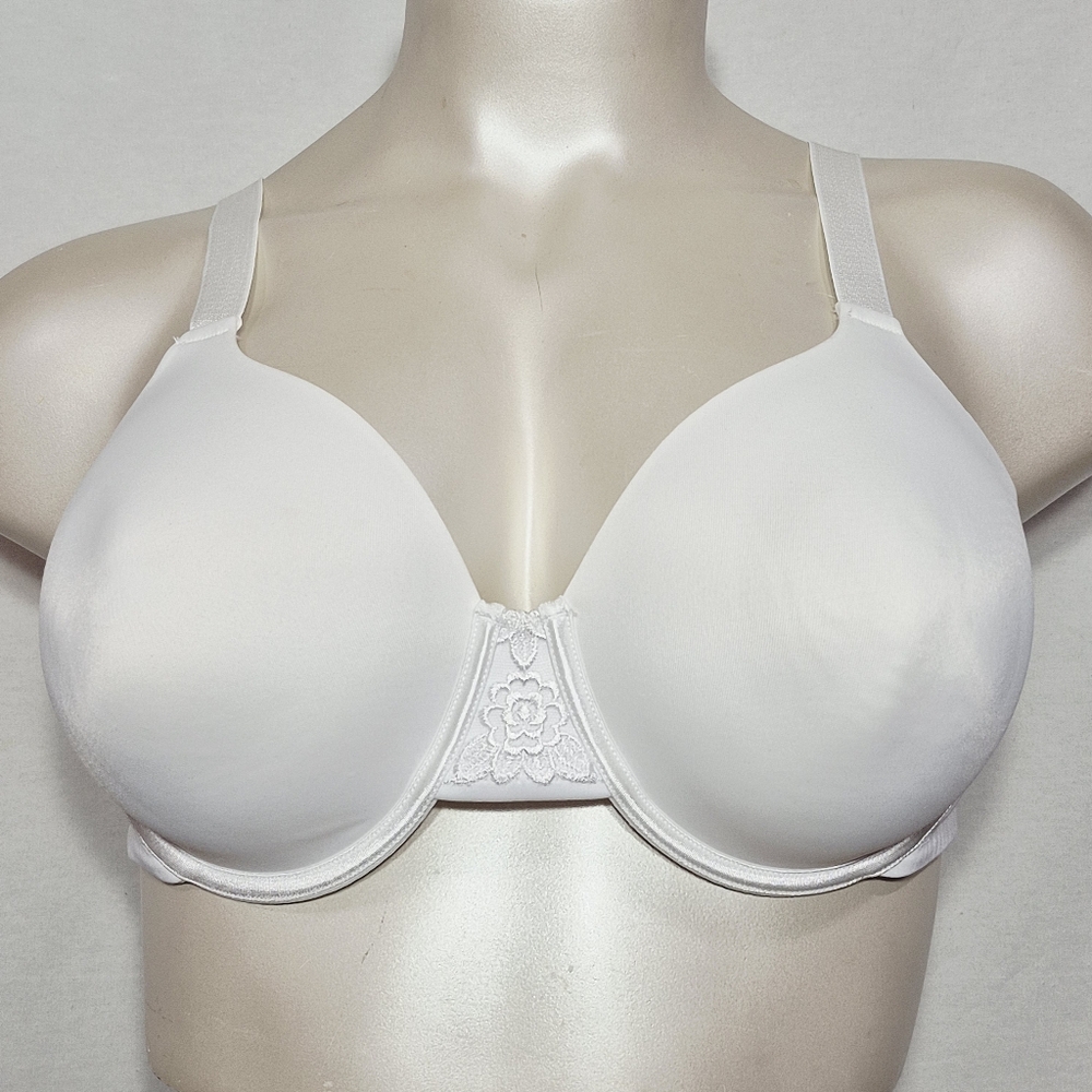 44C Vanity Fair 76380 Back Smoother Full Figure Underwire Bra White